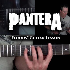 Floods Guitar Lesson (FULL SONG) - Pantera