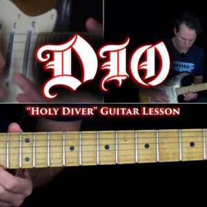 Holy Diver Guitar Lesson (Full Song) - Dio