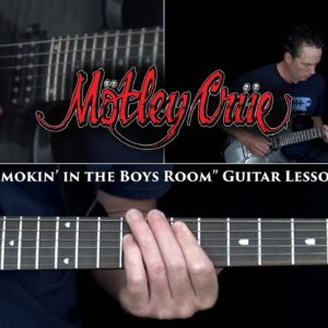 Motley Crue - Smokin' In The Boys Room Guitar Lesson