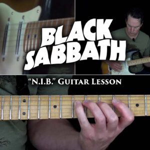 N.I.B. Guitar Lesson - Black Sabbath