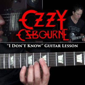 Ozzy Osbourne - I Don't Know Guitar Lesson - Randy Rhoads