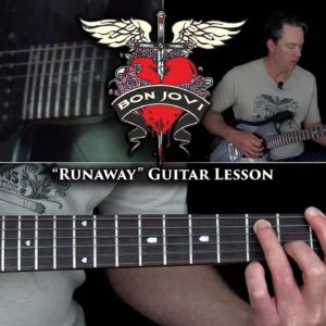 Runaway Guitar Lesson (FULL SONG) - Bon Jovi