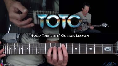 Toto - Hold The Line Guitar Lesson