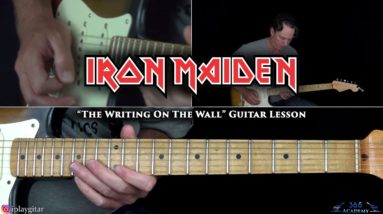 Iron Maiden - The Writing On The Wall Guitar Lesson