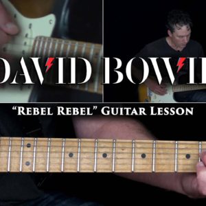 David Bowie - Rebel Rebel Guitar Lesson