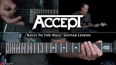 Accept - Balls To The Wall Guitar Lesson