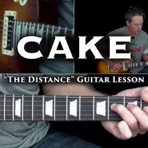 Cake - The Distance Guitar Lesson
