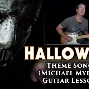 Halloween Theme Guitar Lesson - Michael Myers