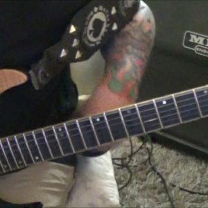 How to play ALONE IN SUICIDE by BLOODGOOD Guitar Lesson + Tabs