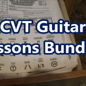 CVT Guitar Lessons Bundles are Available to Purchase + Tabs & Video