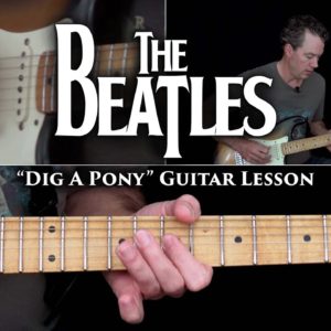 The Beatles - Dig A Pony Guitar Lesson
