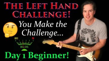 My Left Handed Challenge!!! Complete Beginner - You Pick My Goals