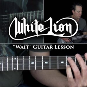White Lion - Wait Guitar Lesson