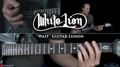 White Lion - Wait Guitar Lesson