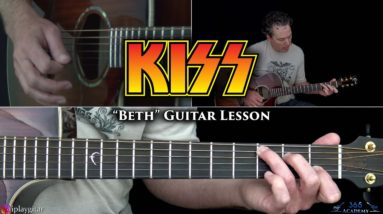 Kiss - Beth Guitar Lesson