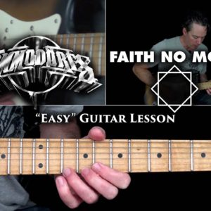 Commodores/Faith No More - Easy Guitar Lesson (Guitar Chords & Solo)