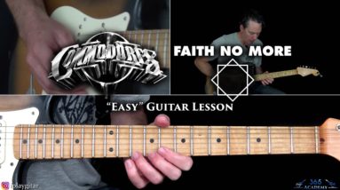 Commodores/Faith No More - Easy Guitar Lesson (Guitar Chords & Solo)