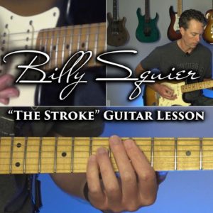 Billy Squier - The Stroke Guitar Lesson