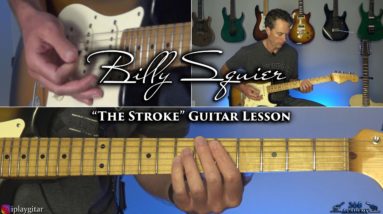 Billy Squier - The Stroke Guitar Lesson