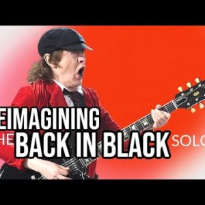 Reimagining the BACK IN BLACK Solo by Phil X Guitar Lesson + How to play
