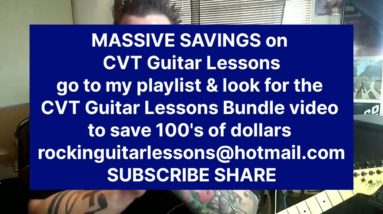 BIG SAVINGS on Tabs & Video Guitar Lessons + CVT Guitar Lessons