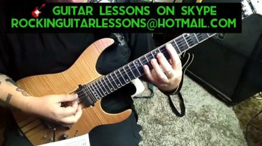 DOKKEN Style Rhythm & Solo Guitar Lesson + How to play