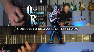 Ozzy Osbourne - Goodbye To Romance Guitar Lesson (Randy Rhoads)