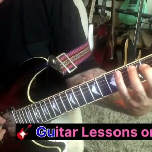 MOTLEY CRUE Jailhouse Rock Guitar Lesson + How to play