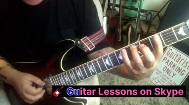 MOTLEY CRUE Jailhouse Rock Guitar Lesson + How to play