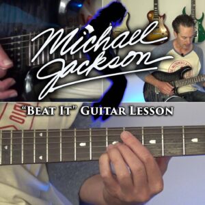 Michael Jackson - Beat It Guitar Lesson (FULL SONG)