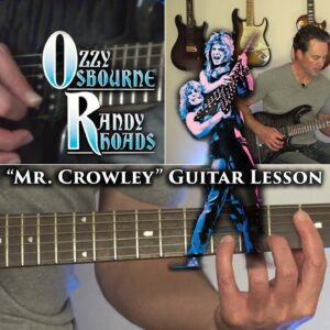 Ozzy Osbourne - Mr. Crowley Guitar Lesson (Randy Rhoads)