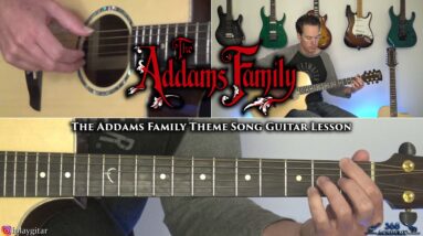 The Addams Family Theme Song Guitar Lesson