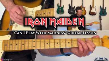 Iron Maiden - Can I Play With Madness Guitar Lesson