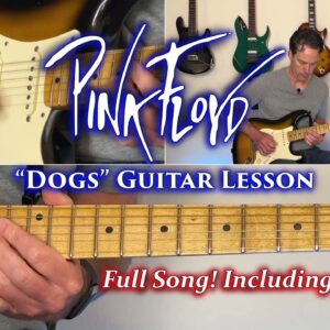 Pink Floyd - Dogs Guitar Lesson (FULL SONG)