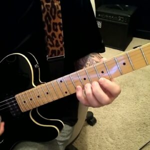 Alice In Chains Man In A Box Guitar Solo Metal Version + How to play