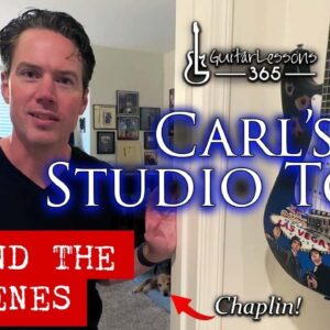 Carl's Studio Tour - Behind the Scenes