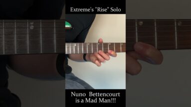 Extreme's "Rise" Solo - Nuno Bettencourt is a Mad Man!