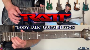 Ratt - Body Talk Guitar Lesson