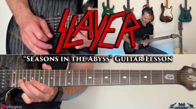 Slayer - Seasons in the Abyss Guitar Lesson