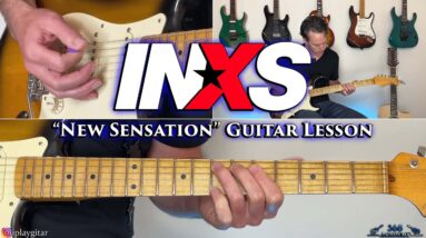 INXS - New Sensation Guitar Lesson