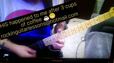 FASTEST Guitar Solo in the World Metallica Fade To Black + Coffee