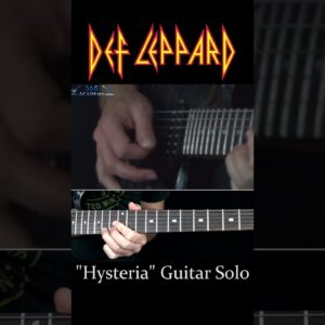 Hysteria Solo - Def Leppard