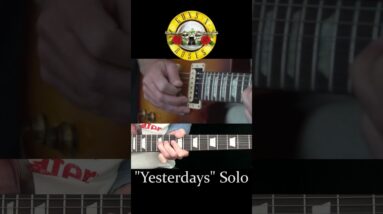 Yesterdays Guitar Solo - Guns N' Roses