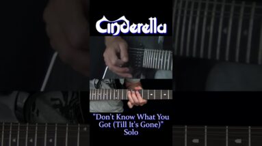 Don't Know What You Got (Till It's Gone) Solo - Cinderella