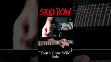 Youth Gone Wild Solo - Skid Row