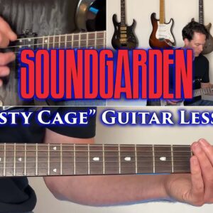 Soundgarden - Rusty Cage Guitar Lesson