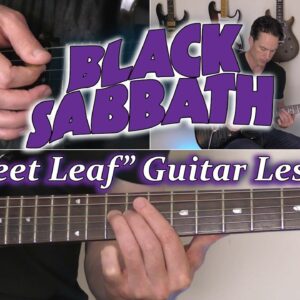 Black Sabbath - Sweet Leaf Guitar Lesson